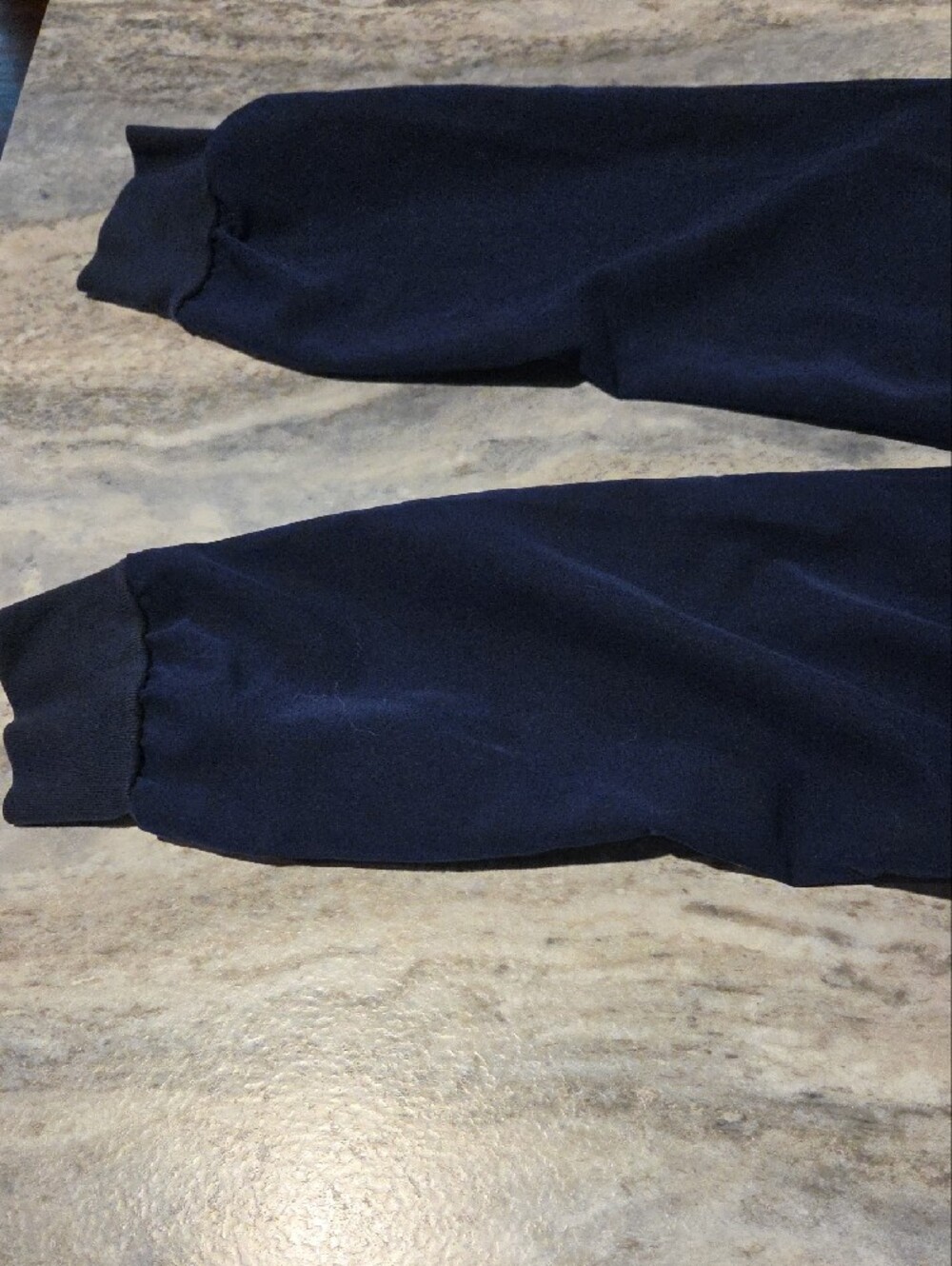 Navy Drawstring Scrub Pants - Picture 11 of 11